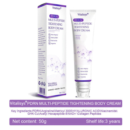 Vitalisys® 🍅 Crema Corporal con Rodillo de PDRN y Multi-Péptidos: Antiedad, Hidratación, Reafirmación, Reparación de la Piel, Tono Uniforme, Tratamiento de Acné y Manchas, Reducción de Verrugas y Lunares, y Alivio de la Psoriasis.