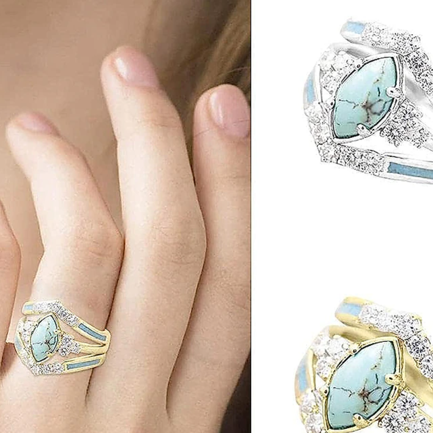 Vrouwenmode dagelijkse zuivere kleurenring