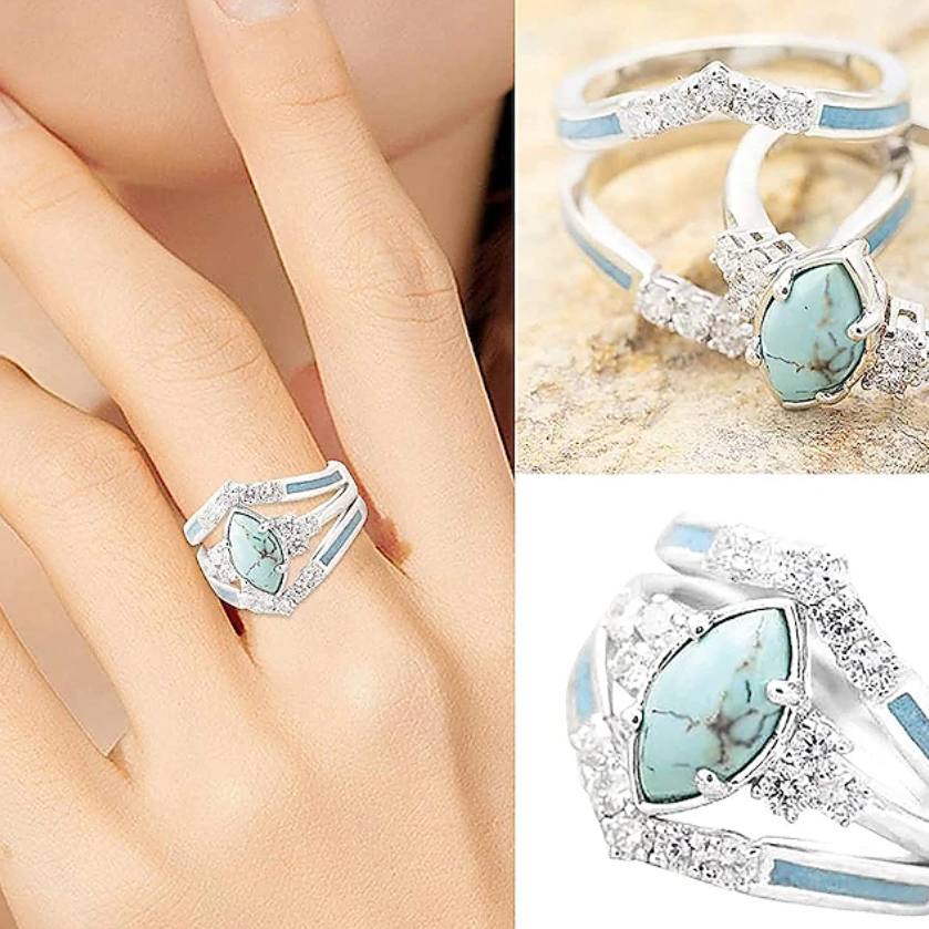 Vrouwenmode dagelijkse zuivere kleurenring